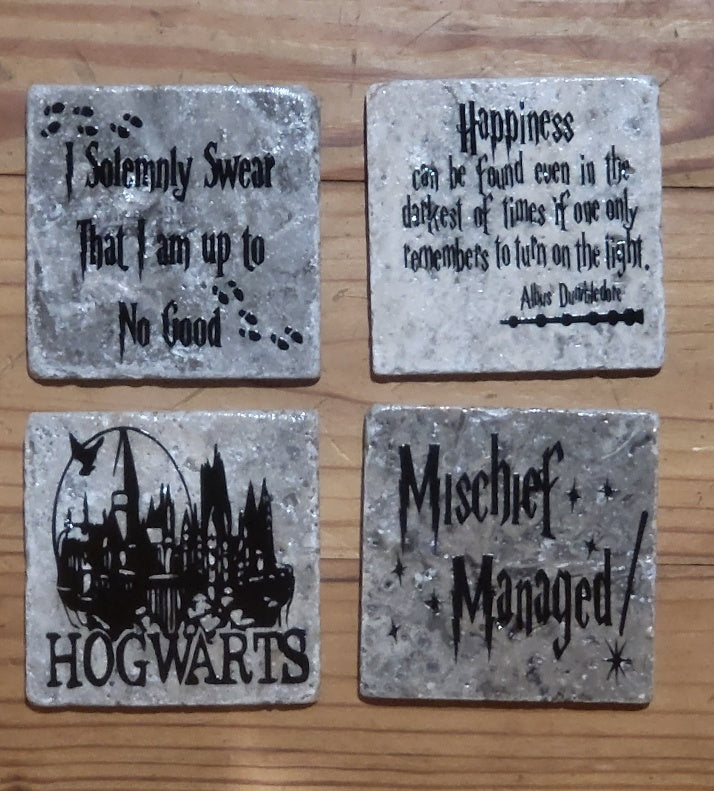 Harry Potter Natural stone coasters
