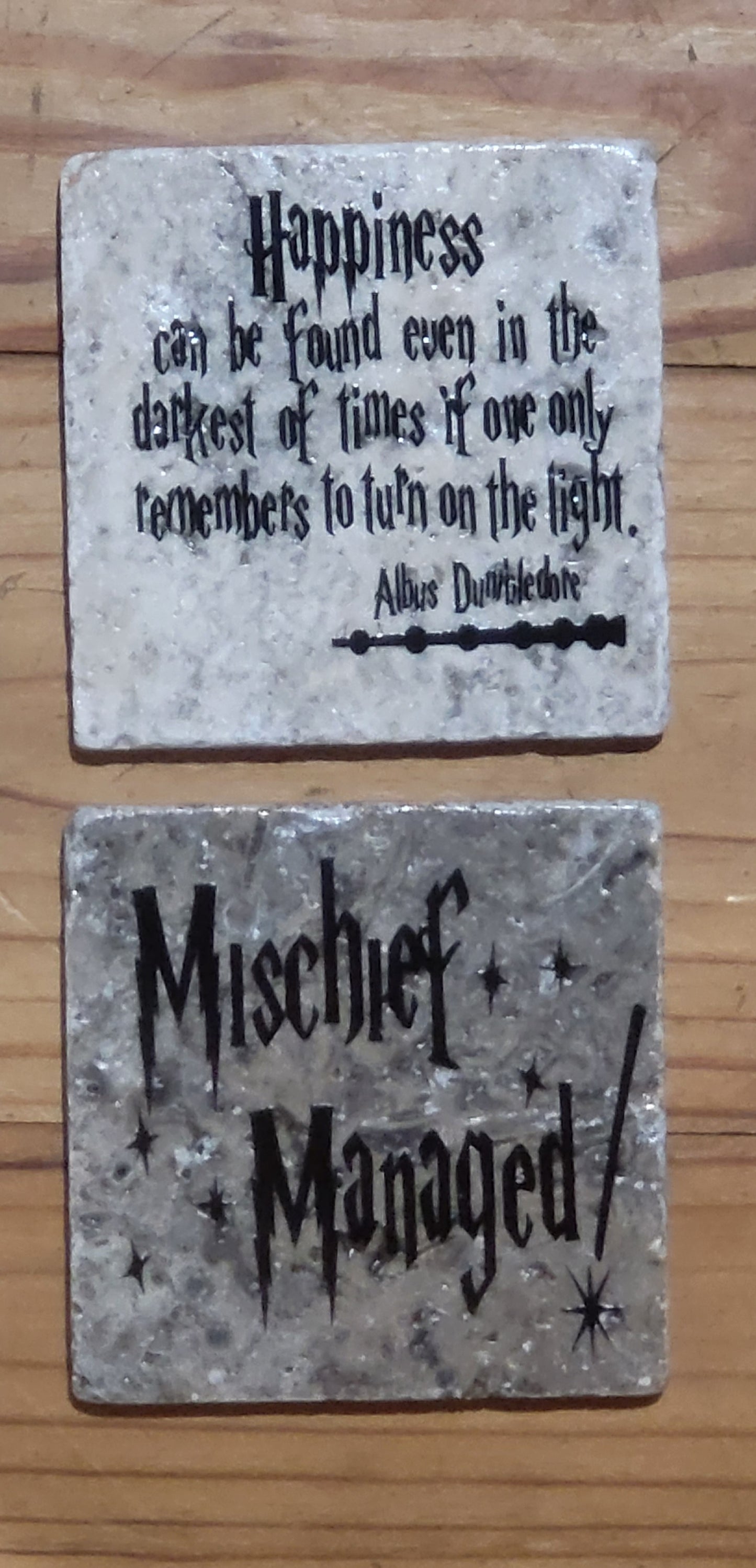 Harry Potter Natural stone coasters