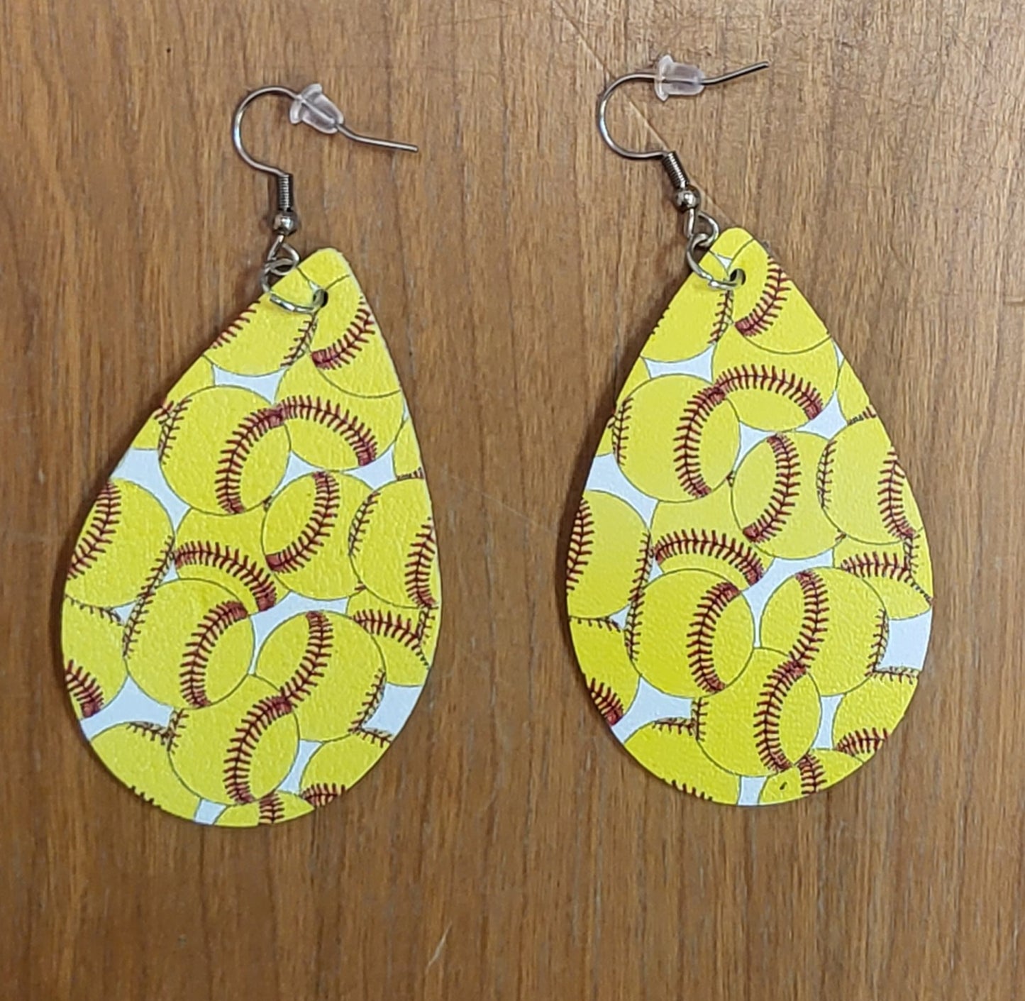 Sports themed earrings