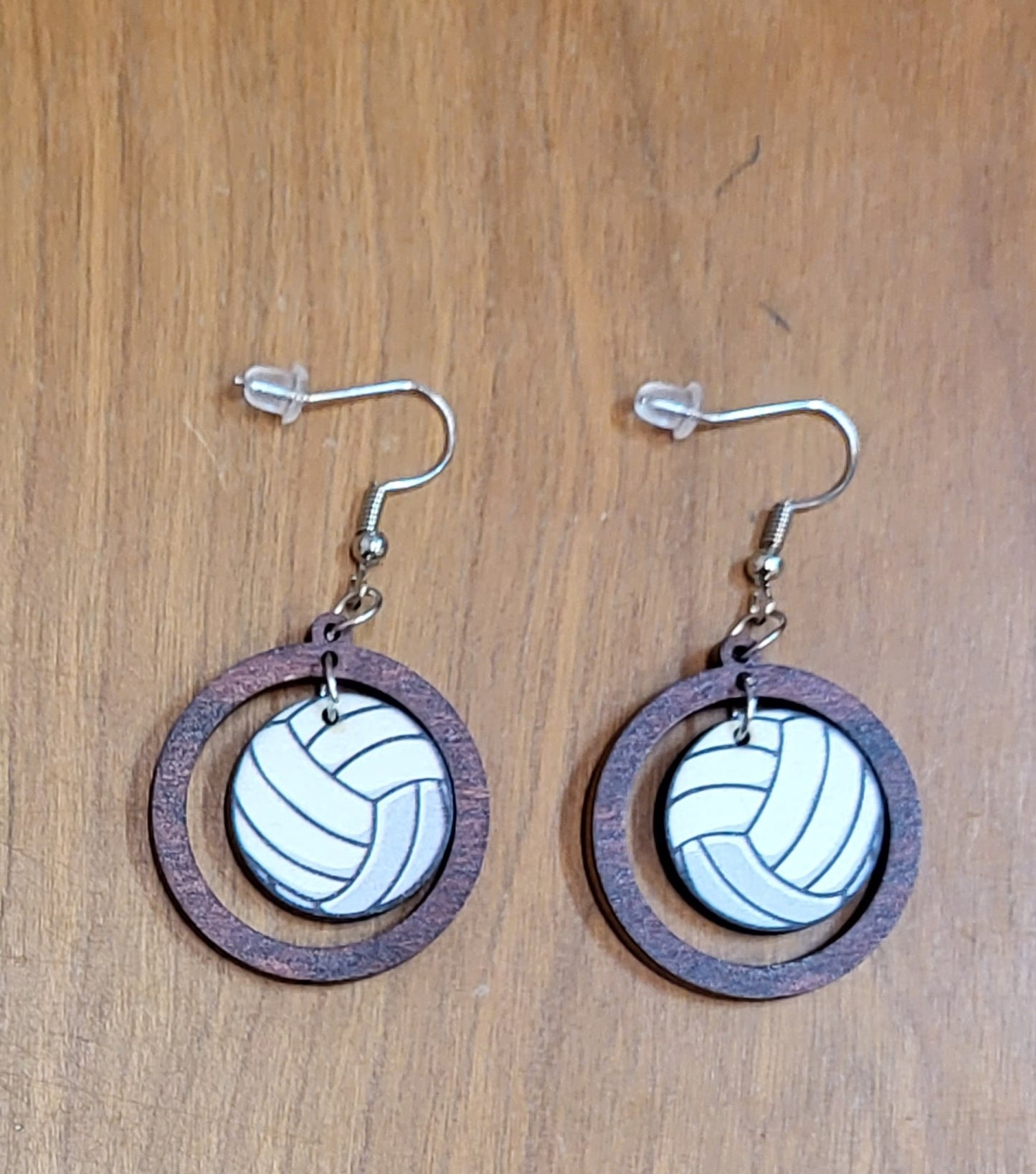 Sports themed earrings