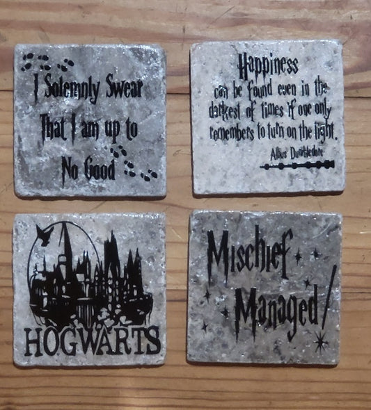 Harry Potter Natural stone coasters